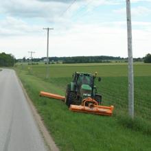 VanDriel does roadside maintenance including grass cutting